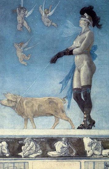 Felicien Rops Pornocrates china oil painting image